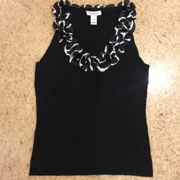 White House Black Market Sleeveless Top - Picture 1 of 3
